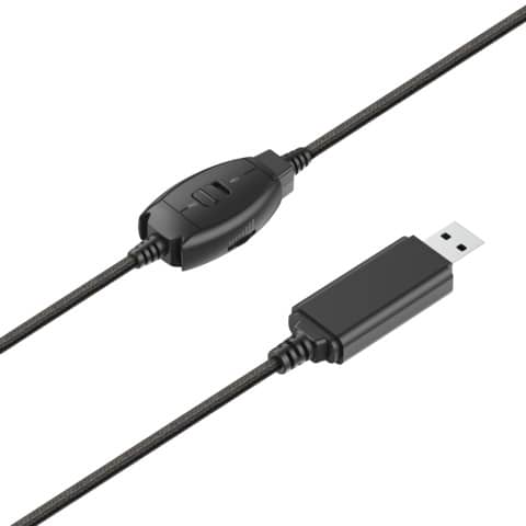 Cuffie on-ear Trust HS-200 USB 2.0 nero - cavo 1,8 m 24186